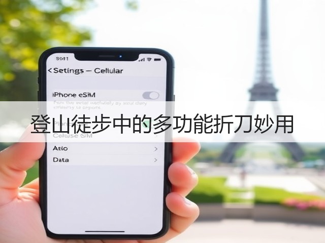 登山徒步中的多功能折刀妙用(图2) 登山徒步中的多功能折刀妙用(图2)