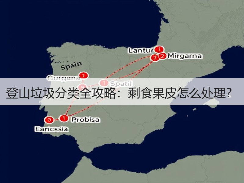 登山垃圾分类全攻略：剩食果皮怎么处理？