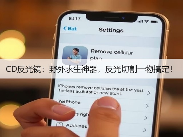 CD反光镜:野外求生神器,反光切割一物搞定!(图3) CD反光镜:野外求生神器,反光切割一物搞定!(图3)