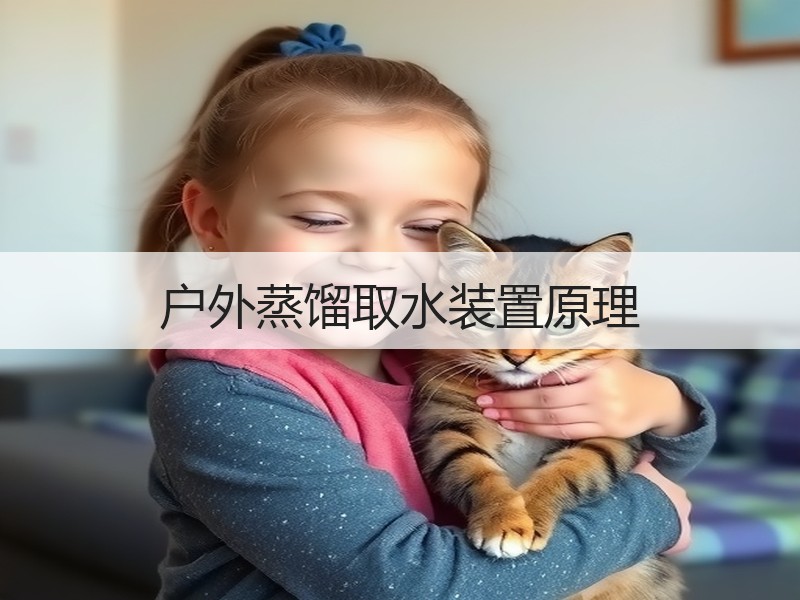 户外蒸馏取水装置原理