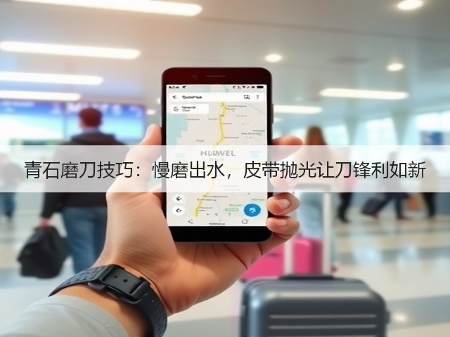 青石磨刀技巧:慢磨出水,皮带抛光让刀锋利如新(图3) 青石磨刀技巧:慢磨出水,皮带抛光让刀锋利如新(图3)