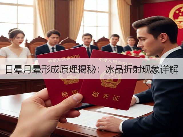 日晕月晕形成原理揭秘:冰晶折射现象详解(图3) 日晕月晕形成原理揭秘:冰晶折射现象详解(图3)