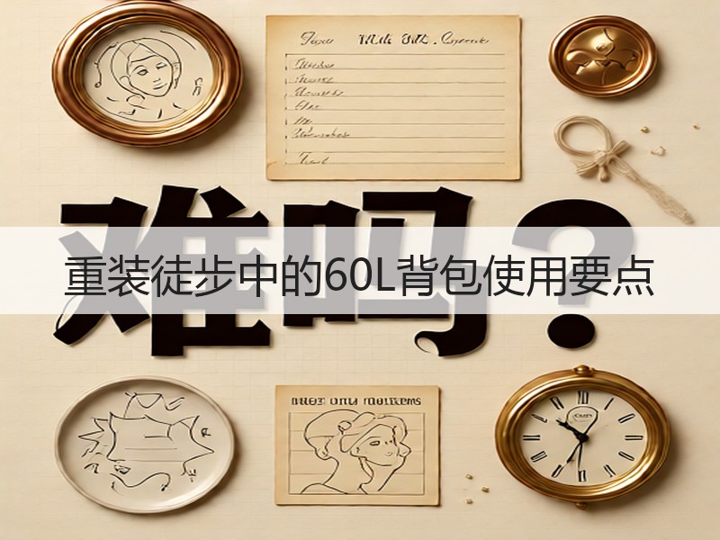 重装徒步中的60L背包使用要点