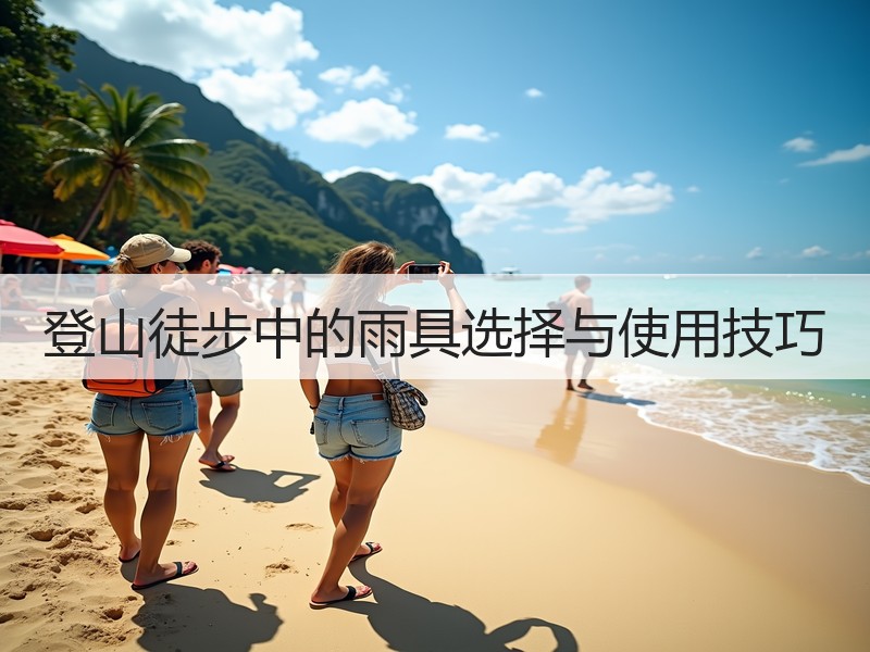 登山徒步中的雨具选择与使用技巧