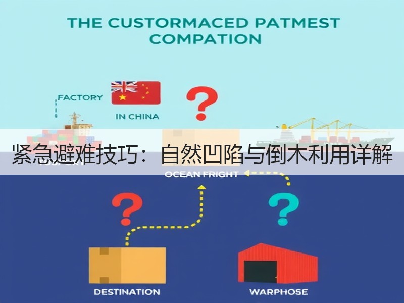 紧急避难技巧：自然凹陷与倒木利用详解
