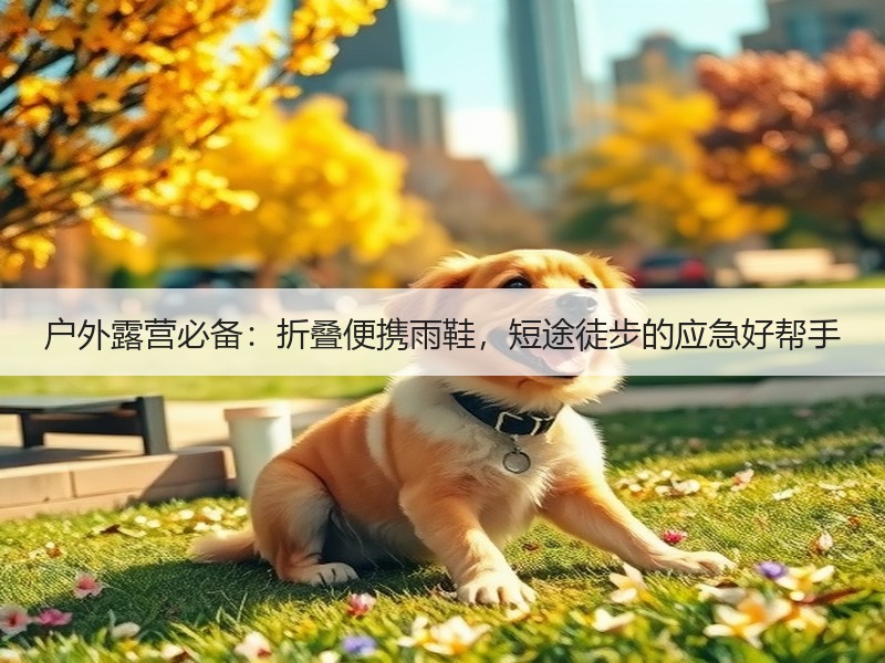 户外露营必备：折叠便携雨鞋，短途徒步的应急好帮手