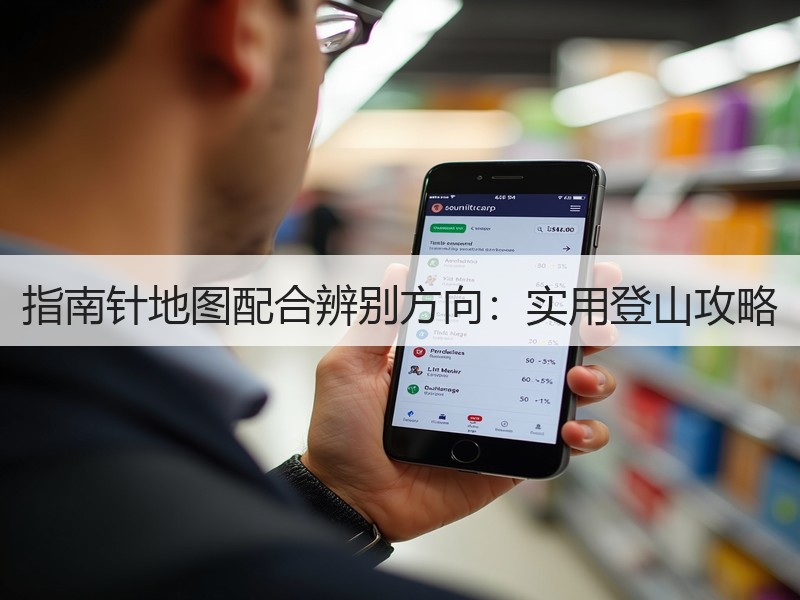 指南针地图配合辨别方向：实用登山攻略