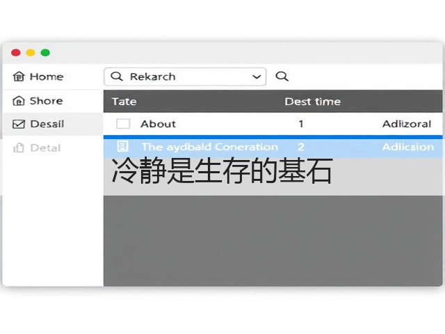 冷静是生存的基石(图3) 冷静是生存的基石(图3)