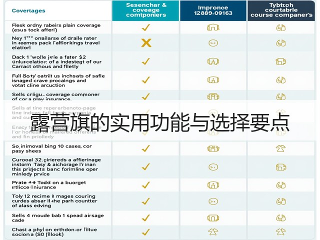 露营旗的实用功能与选择要点(图3) 露营旗的实用功能与选择要点(图3)
