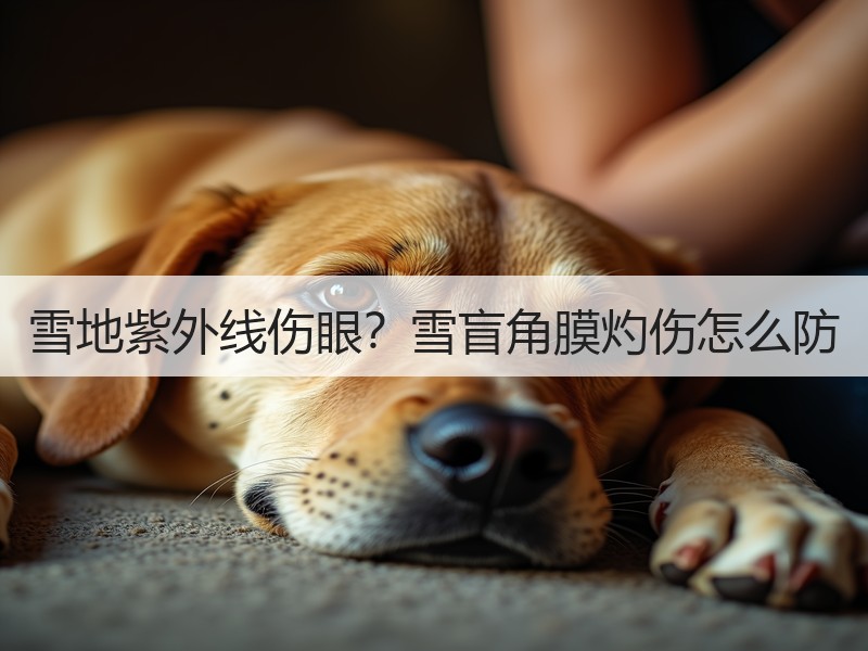 雪地紫外线伤眼？雪盲角膜灼伤怎么防