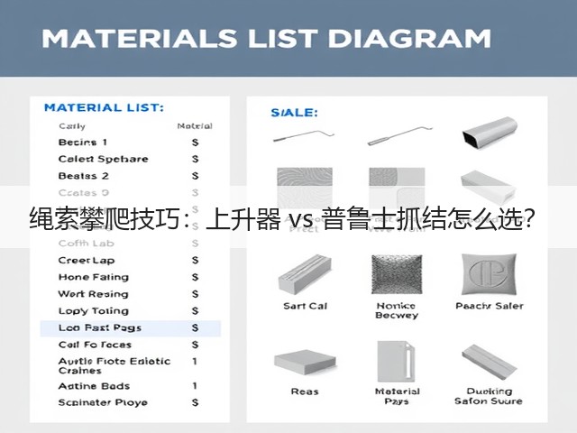 绳索攀爬技巧:上升器 vs 普鲁士抓结怎么选?(图3) 绳索攀爬技巧:上升器 vs 普鲁士抓结怎么选?(图3)