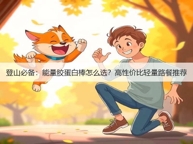 登山必备：能量胶蛋白棒怎么选？高性价比轻量路餐推荐