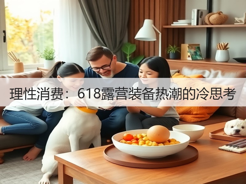 理性消费：618露营装备热潮的冷思考