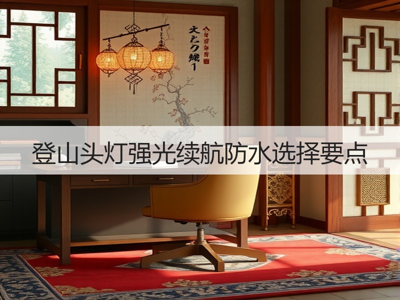 登山头灯强光续航防水选择要点