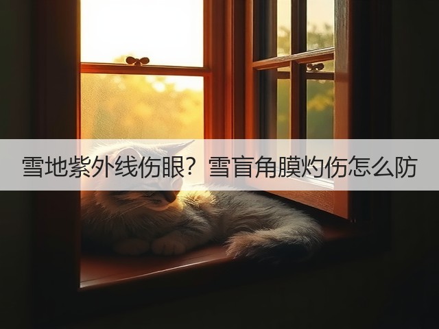雪地紫外线伤眼?雪盲角膜灼伤怎么防(图3) 雪地紫外线伤眼?雪盲角膜灼伤怎么防(图3)
