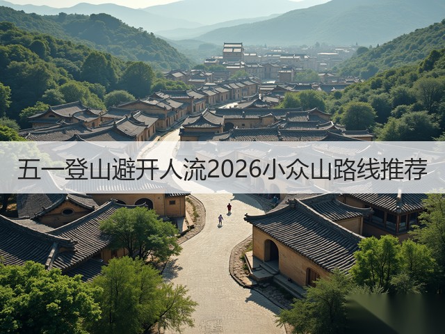 五一登山避开人流2026小众山路线推荐(图1) 五一登山避开人流2026小众山路线推荐(图1)