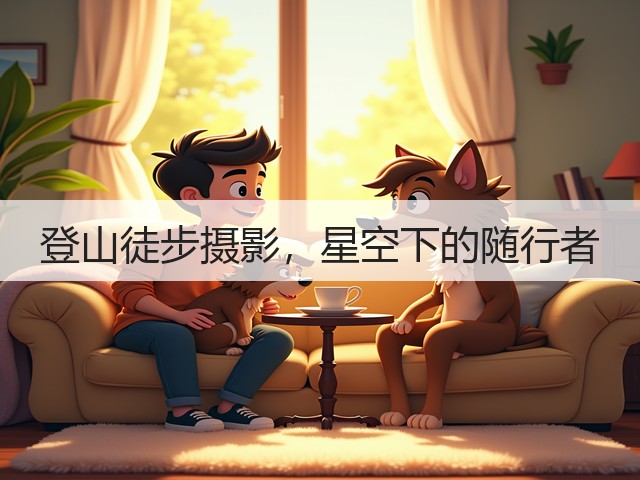登山徒步摄影，星空下的随行者(图3)