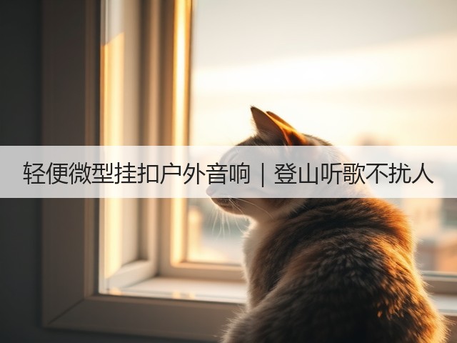 轻便微型挂扣户外音响|登山听歌不扰人(图1) 轻便微型挂扣户外音响|登山听歌不扰人(图1)