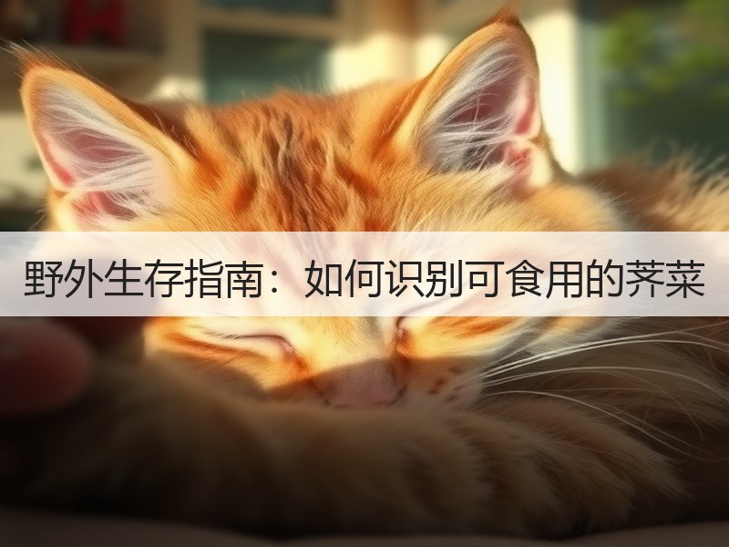 野外生存指南：如何识别可食用的荠菜
