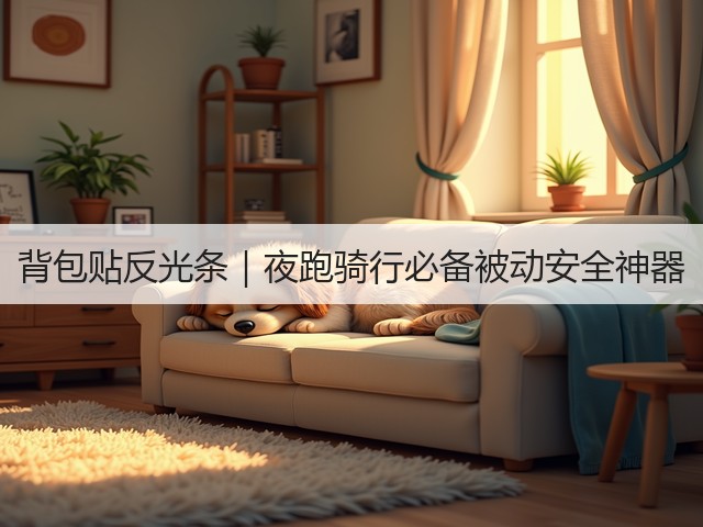 背包贴反光条|夜跑骑行必备被动安全神器(图3) 背包贴反光条|夜跑骑行必备被动安全神器(图3)