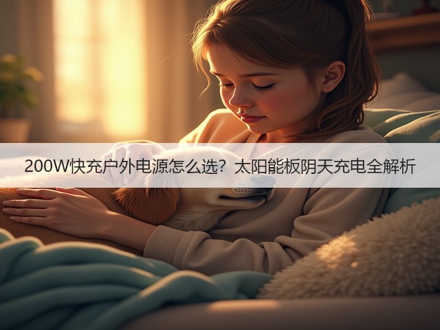 200W快充户外电源怎么选?太阳能板阴天充电全解析(图1) 200W快充户外电源怎么选?太阳能板阴天充电全解析(图1)
