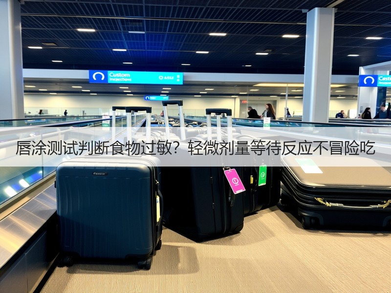 唇涂测试判断食物过敏？轻微剂量等待反应不冒险吃