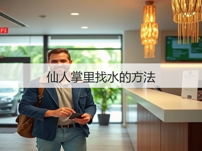 仙人掌里找水的方法