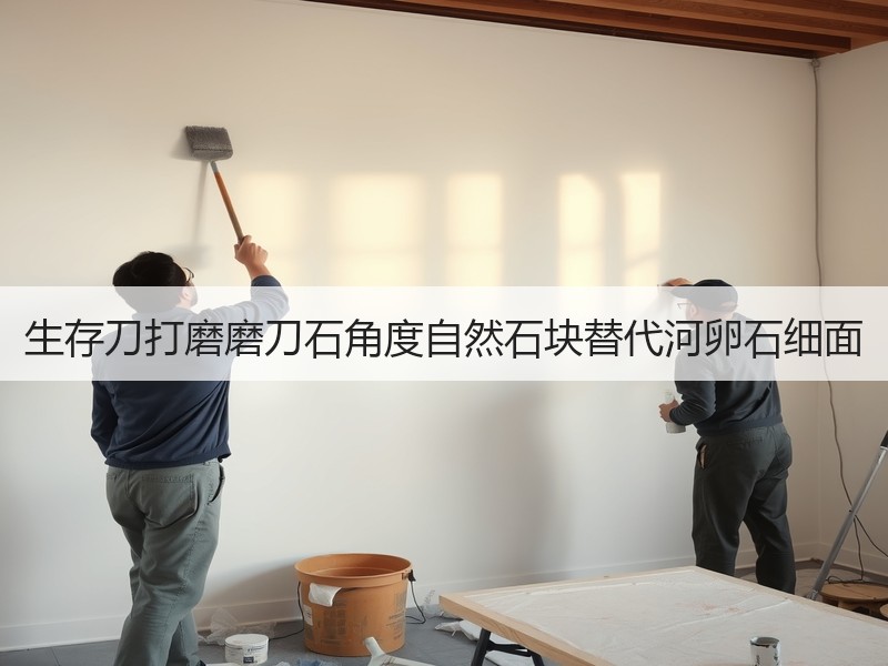 生存刀打磨磨刀石角度自然石块替代河卵石细面