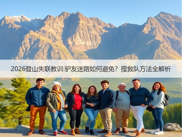 2026登山失联教训:驴友迷路如何避免?搜救队方法全解析(图3) 2026登山失联教训:驴友迷路如何避免?搜救队方法全解析(图3)