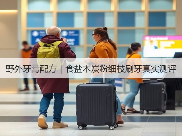 野外牙膏配方|食盐木炭粉细枝刷牙真实测评(图1) 野外牙膏配方|食盐木炭粉细枝刷牙真实测评(图1)