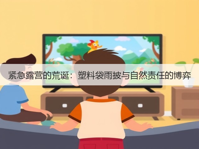紧急露营的荒诞:塑料袋雨披与自然责任的博弈(图3) 紧急露营的荒诞:塑料袋雨披与自然责任的博弈(图3)