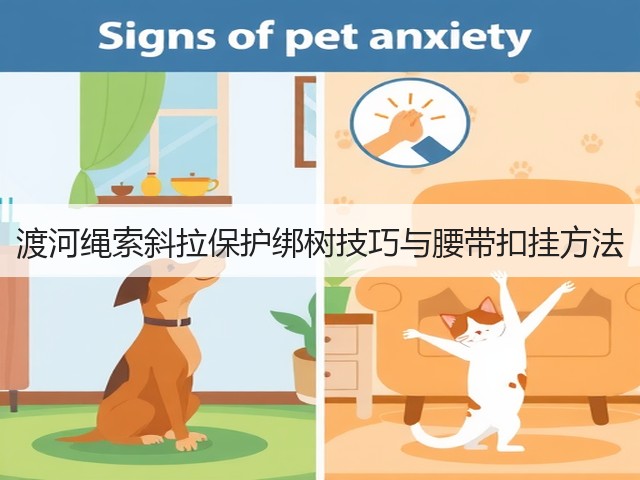 渡河绳索斜拉保护绑树技巧与腰带扣挂方法(图1) 渡河绳索斜拉保护绑树技巧与腰带扣挂方法(图1)
