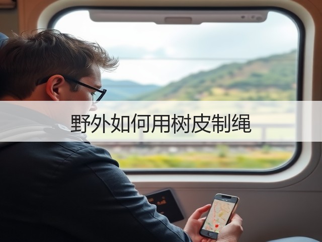 野外如何用树皮制绳(图3) 野外如何用树皮制绳(图3)
