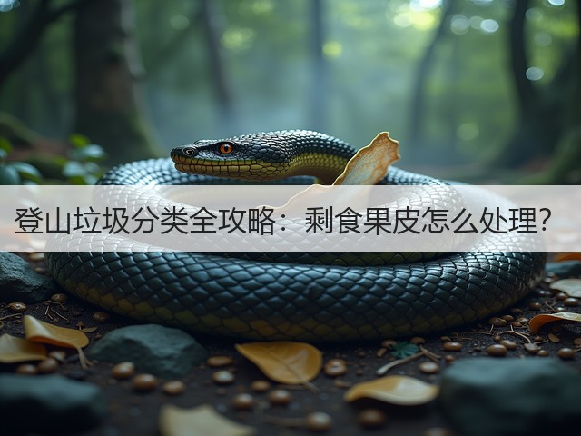 登山垃圾分类全攻略:剩食果皮怎么处理?(图3) 登山垃圾分类全攻略:剩食果皮怎么处理?(图3)
