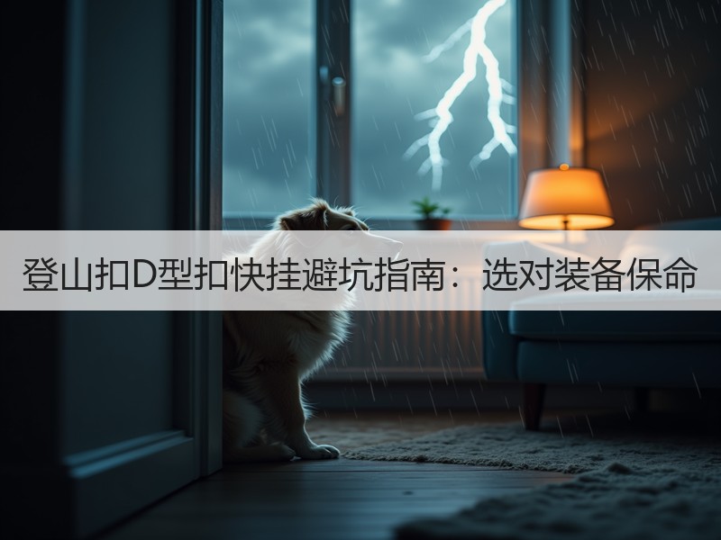 登山扣D型扣快挂避坑指南：选对装备保命