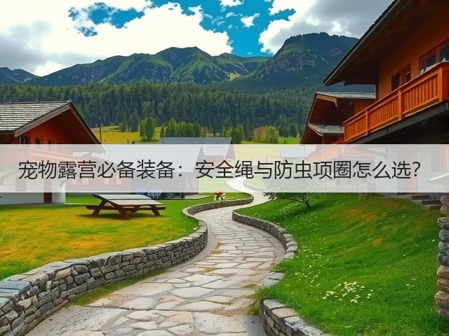 宠物露营必备装备:安全绳与防虫项圈怎么选?(图3) 宠物露营必备装备:安全绳与防虫项圈怎么选?(图3)