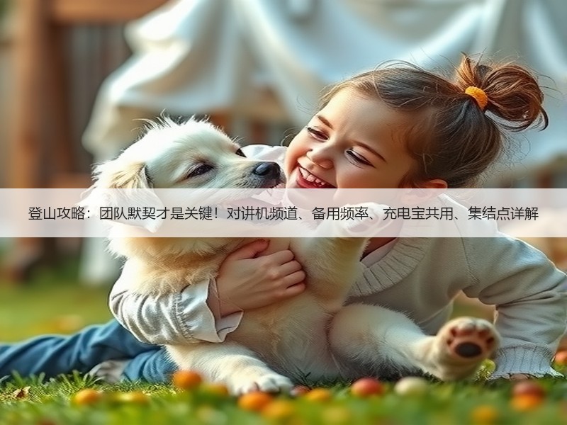 登山攻略：团队默契才是关键！对讲机频道、备用频率、充电宝共用、集结点详解
