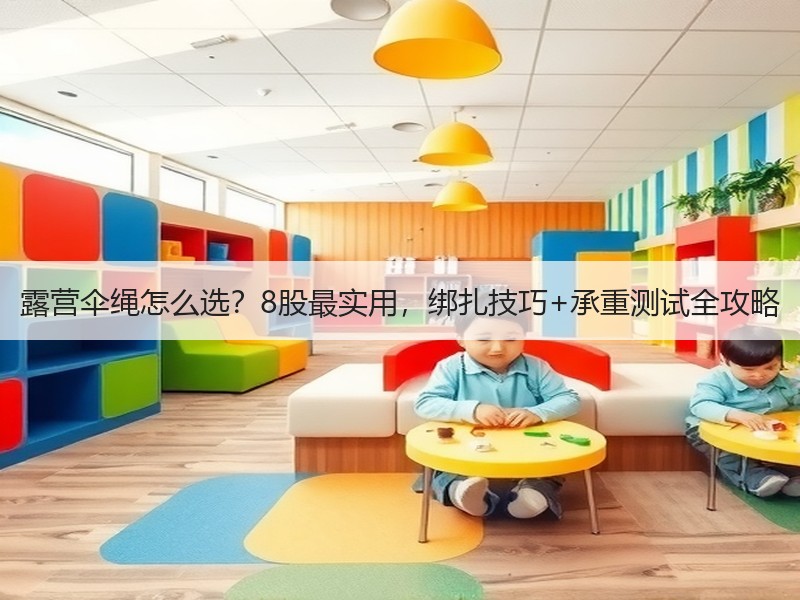 露营伞绳怎么选？8股最实用，绑扎技巧+承重测试全攻略