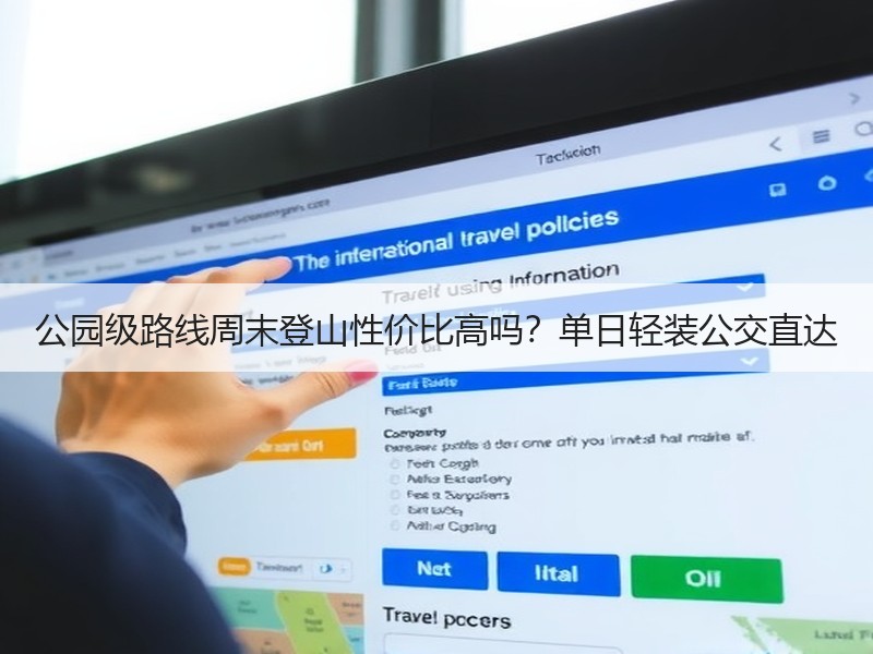 公园级路线周末登山性价比高吗？单日轻装公交直达