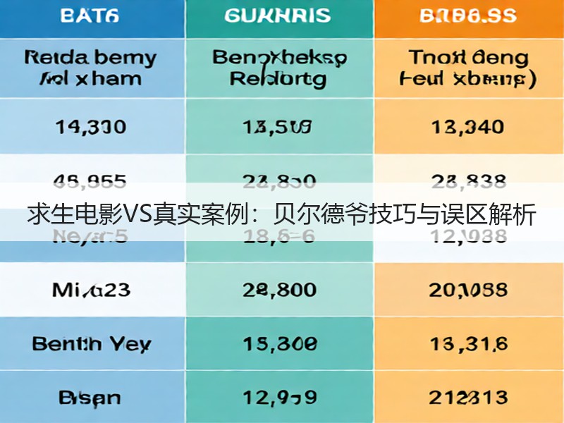 求生电影VS真实案例：贝尔德爷技巧与误区解析
