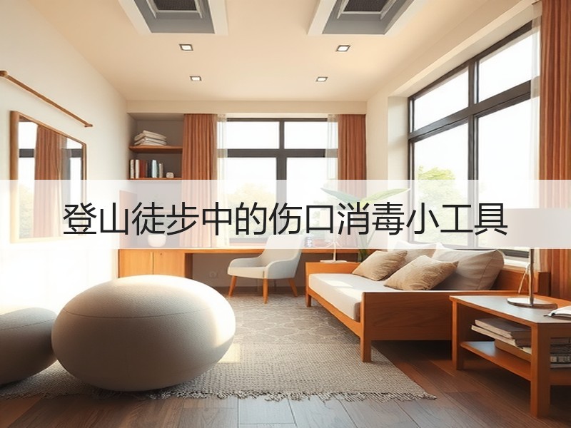 登山徒步中的伤口消毒小工具