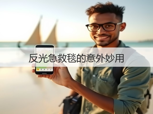 反光急救毯的意外妙用(图3) 反光急救毯的意外妙用(图3)