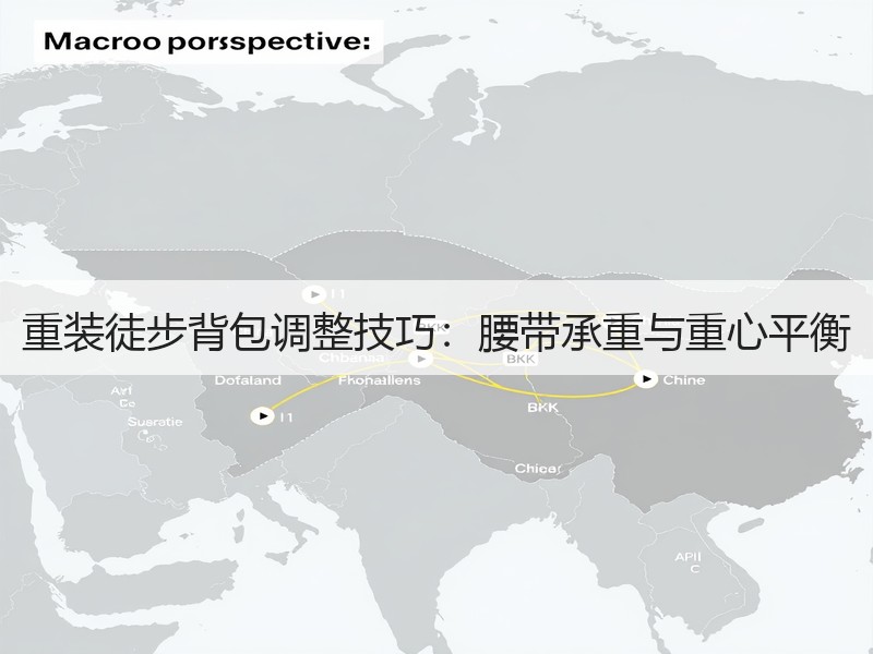 重装徒步背包调整技巧：腰带承重与重心平衡