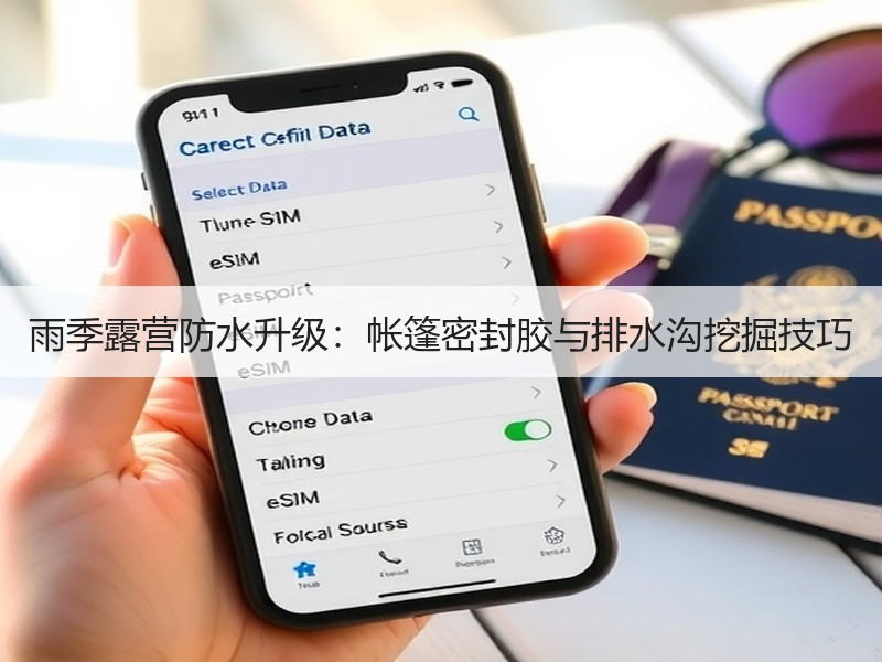雨季露营防水升级：帐篷密封胶与排水沟挖掘技巧