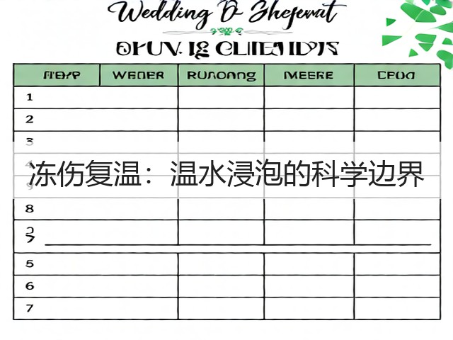冻伤复温:温水浸泡的科学边界(图2) 冻伤复温:温水浸泡的科学边界(图2)