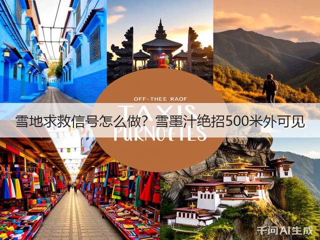 雪地求救信号怎么做?雪墨汁绝招500米外可见(图2) 雪地求救信号怎么做?雪墨汁绝招500米外可见(图2)
