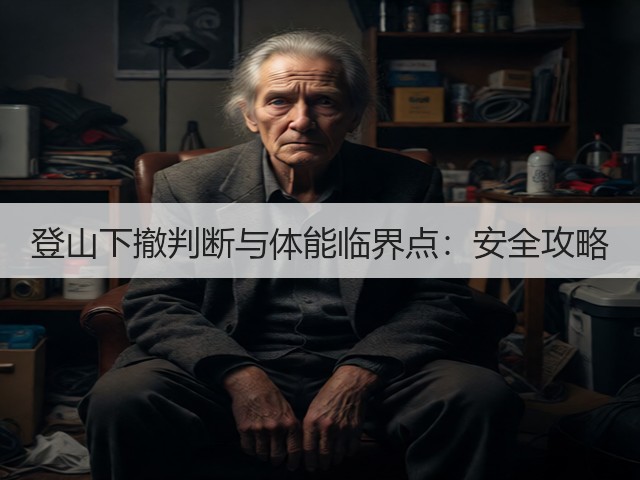 登山下撤判断与体能临界点:安全攻略(图2) 登山下撤判断与体能临界点:安全攻略(图2)