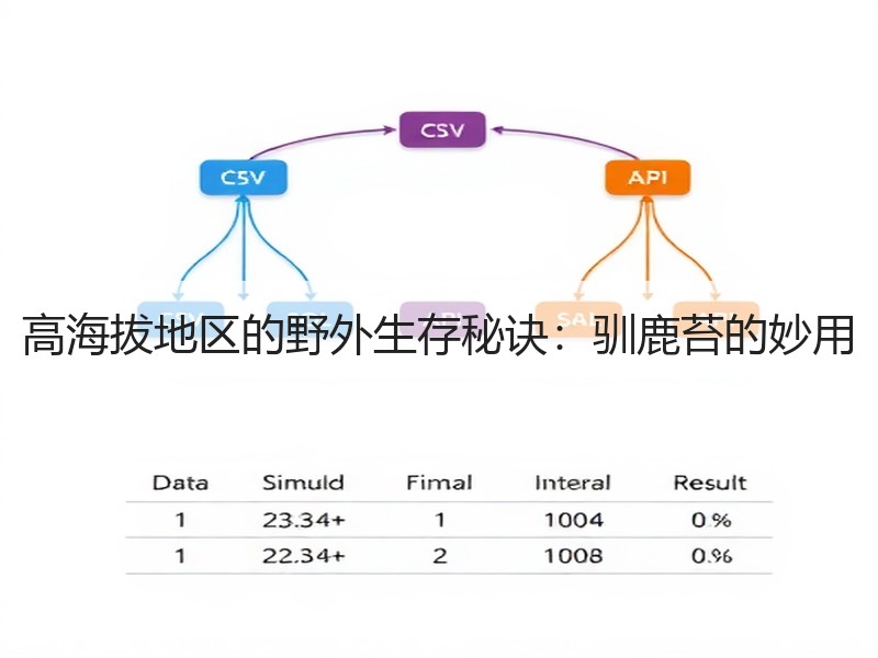高海拔地区的野外生存秘诀：驯鹿苔的妙用