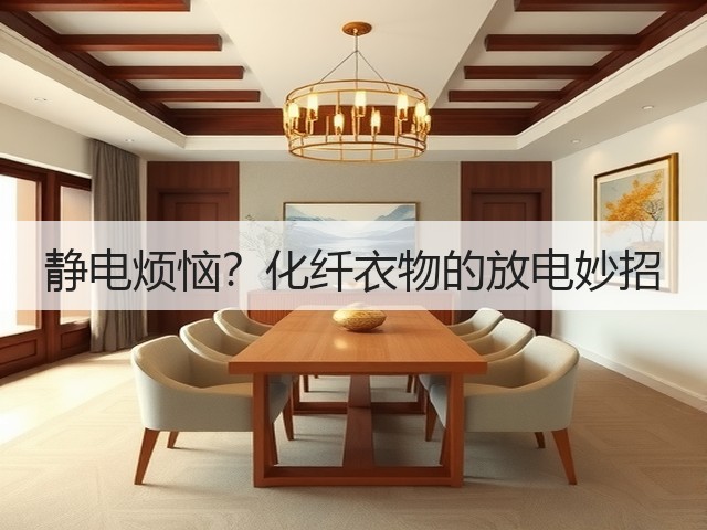 静电烦恼?化纤衣物的放电妙招(图3) 静电烦恼?化纤衣物的放电妙招(图3)