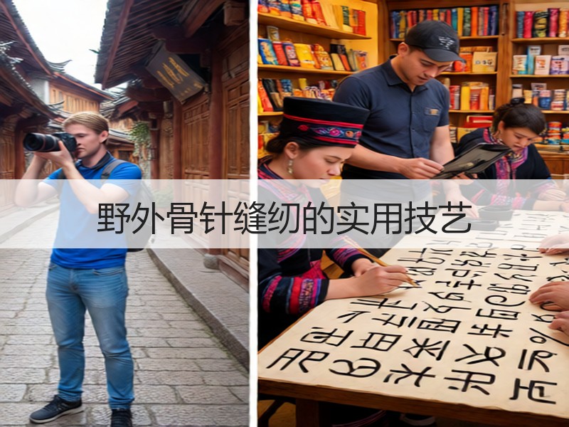 野外骨针缝纫的实用技艺